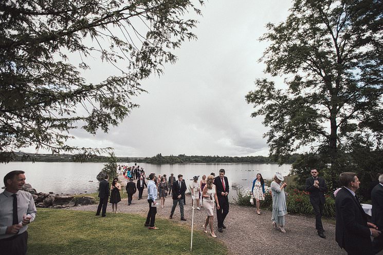 C+P | outdoor lake wedding | Donegal wedding photographer 50