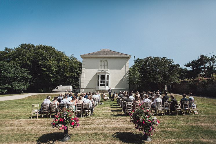 Rosedale House wedding ceremony