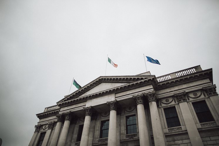 dublin city hall wedding - irish garden wedding photographs 0012