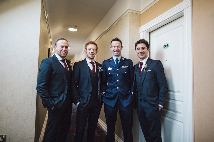 groom pilot wedding 