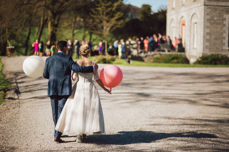 balloons at Tankardstown house Meath