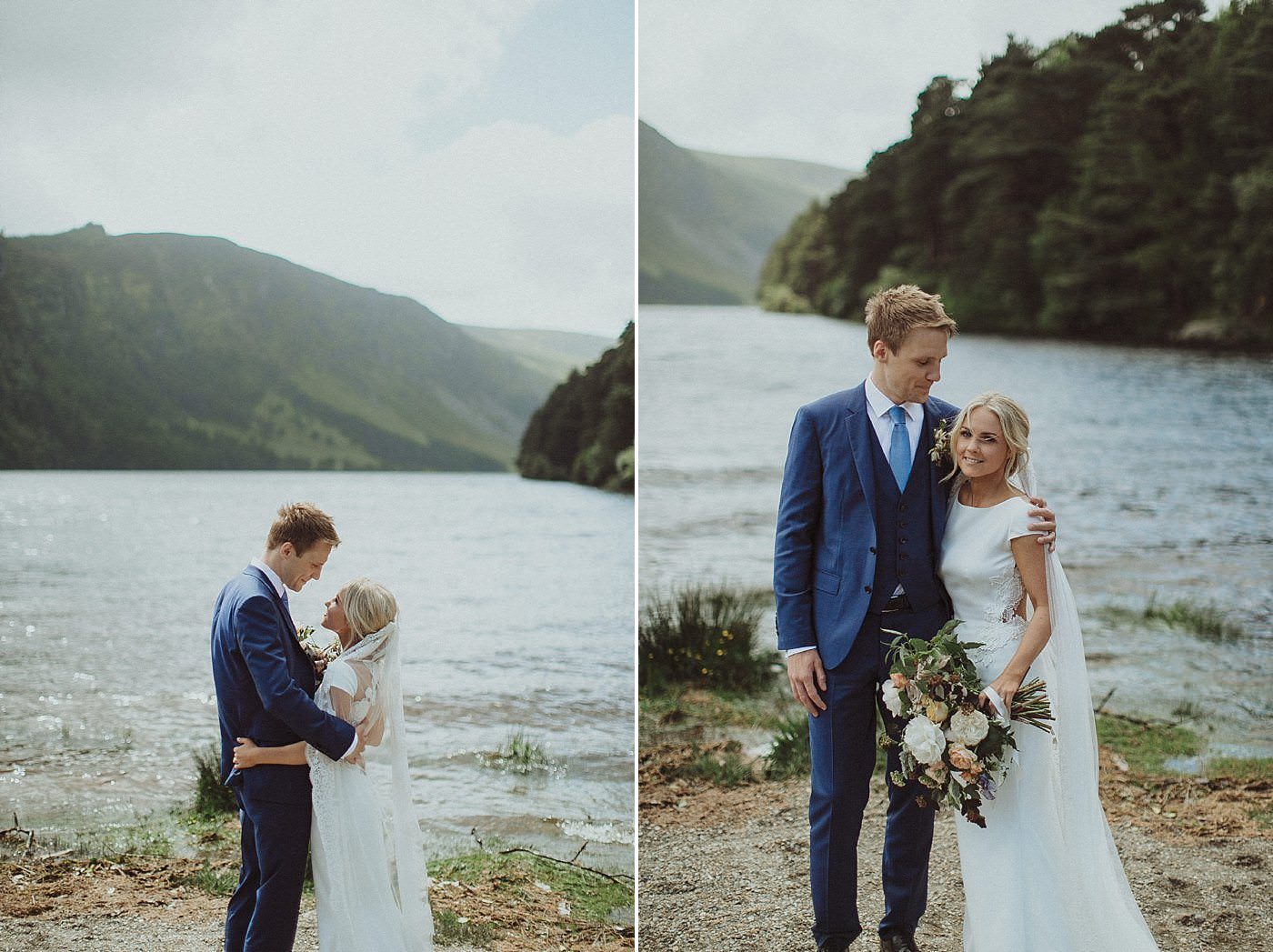 Glendalough lake wedding