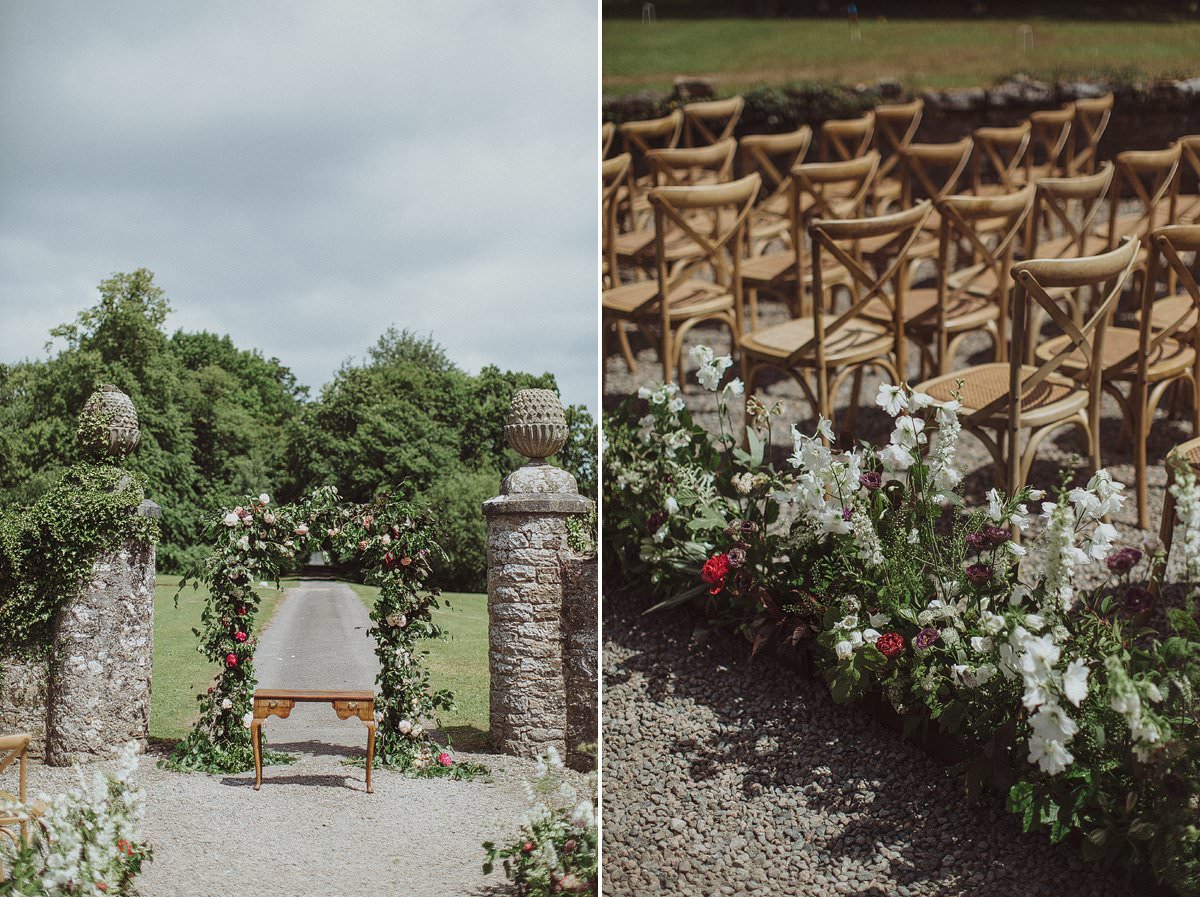 Belle Isle castle wedding outdoor setting - Wedding Castle Ireland 1