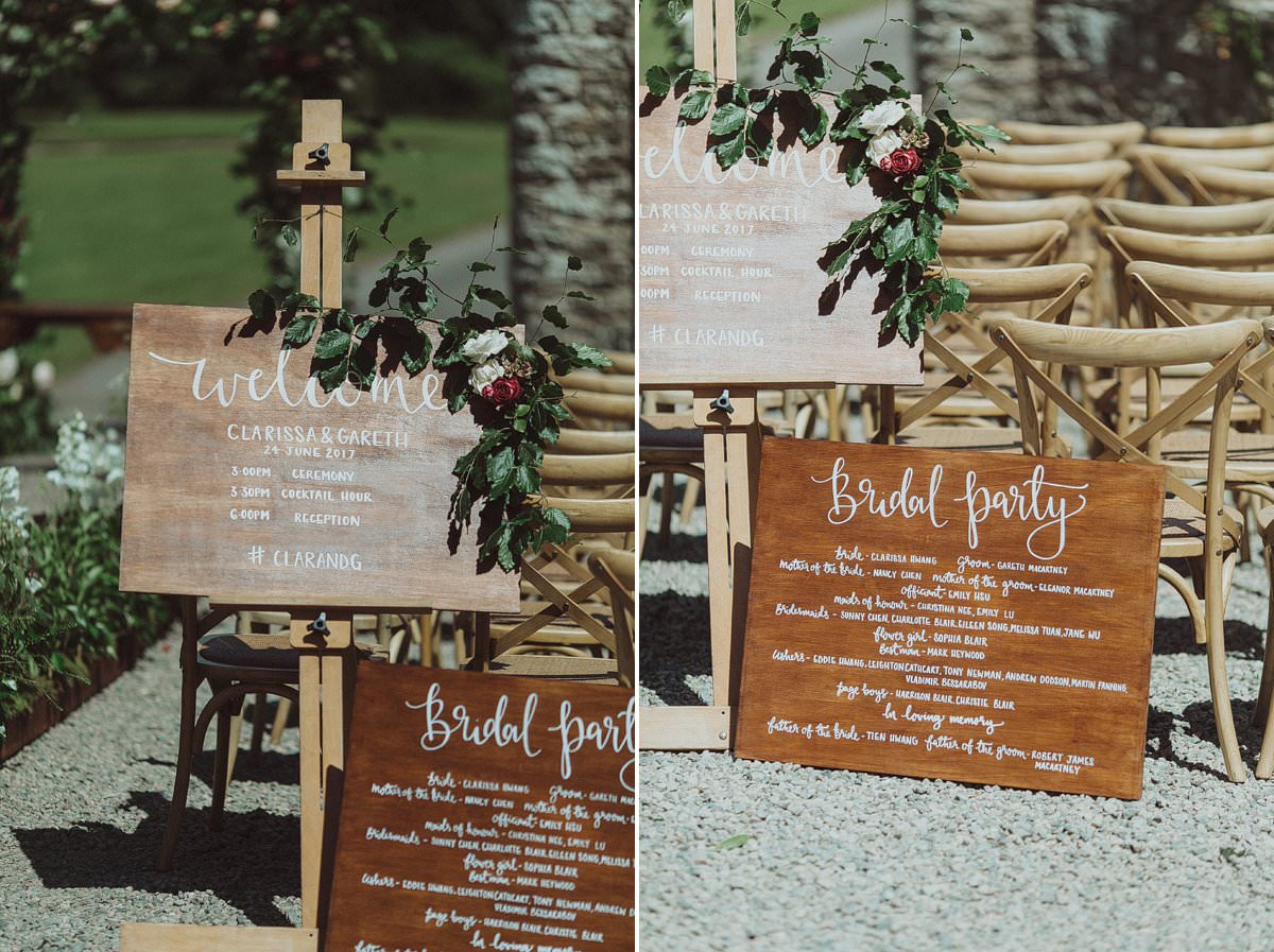 Belle Isle castle wedding outdoor setting - Wedding Castle Ireland 4