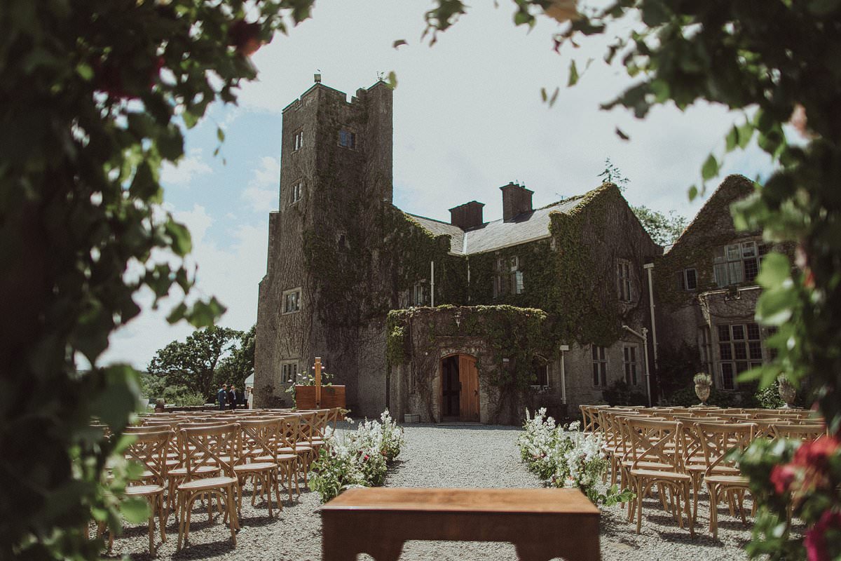 Belle Isle castle wedding outdoor setting - Wedding Castle Ireland 5