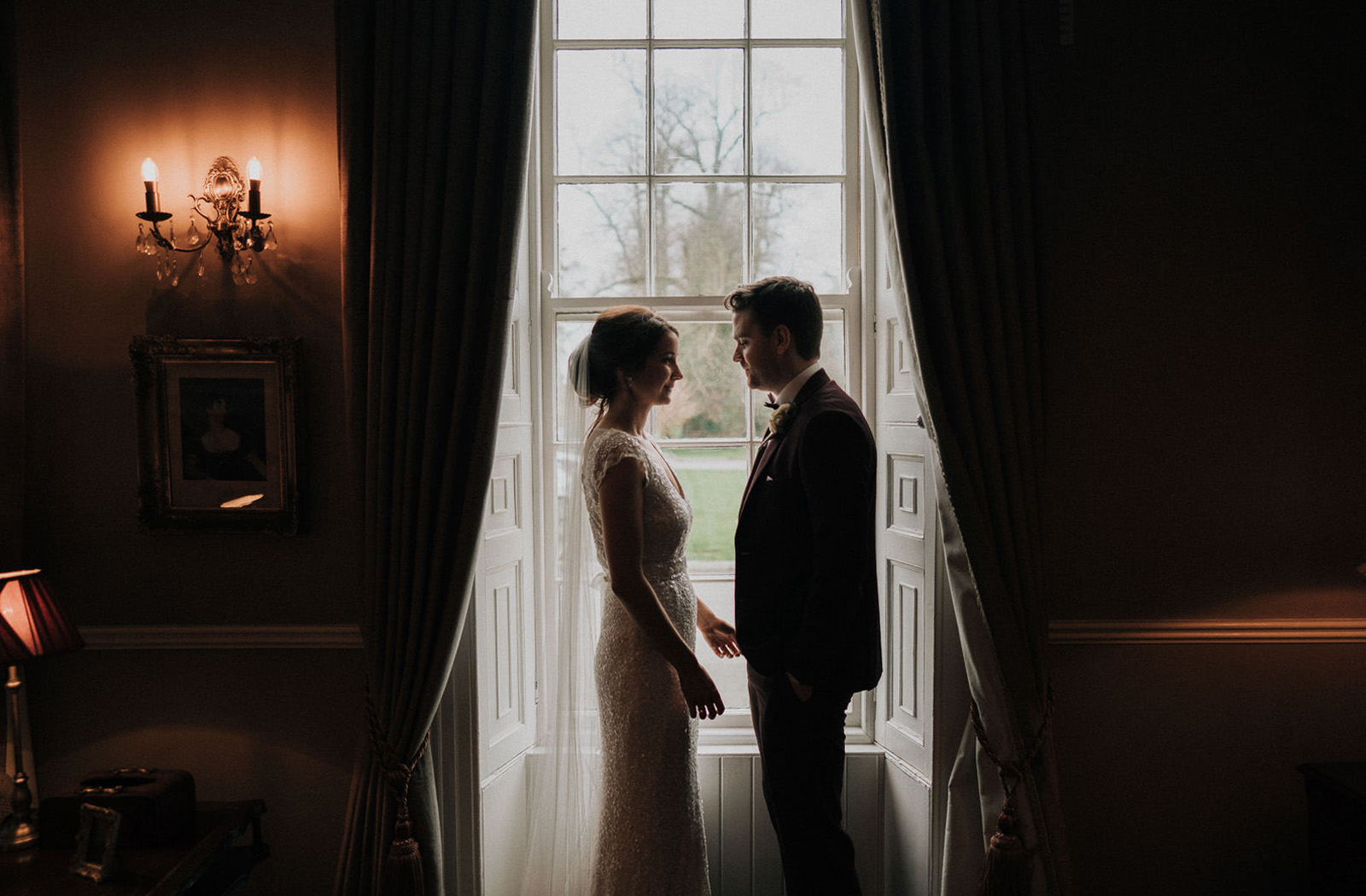 Window portrait at Bellingham castle - Ireland 1