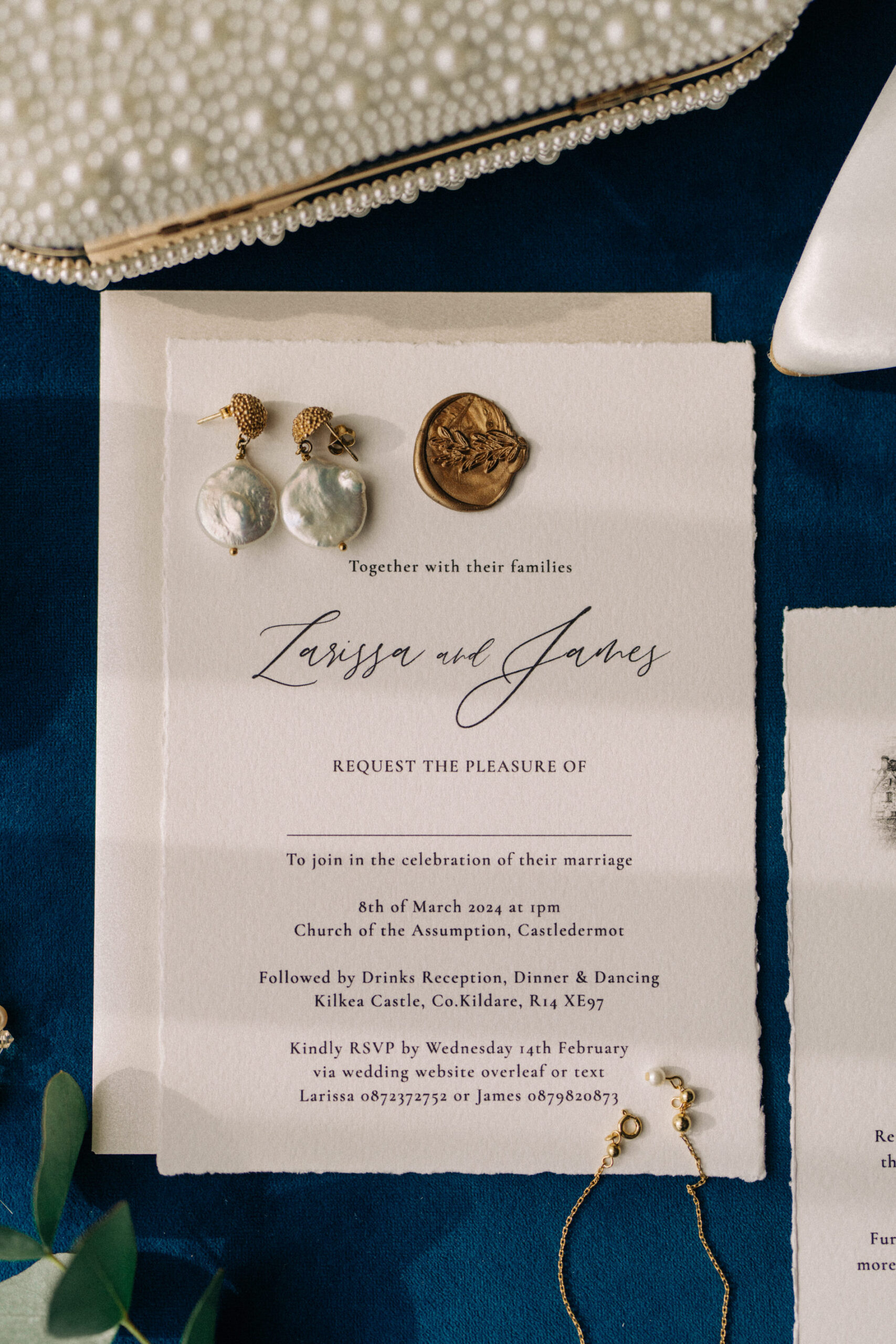 Kilkea Castle Winter wedding - L&J 7