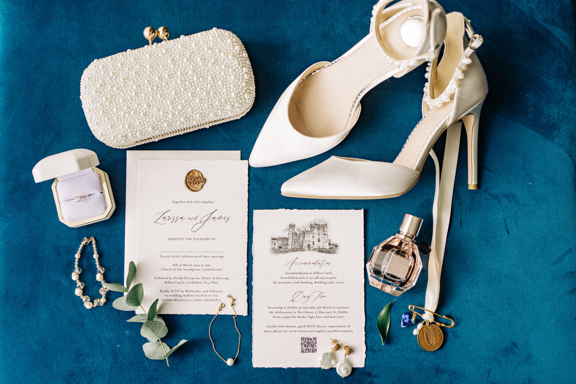 Kilkea Castle Winter wedding - L&J 8