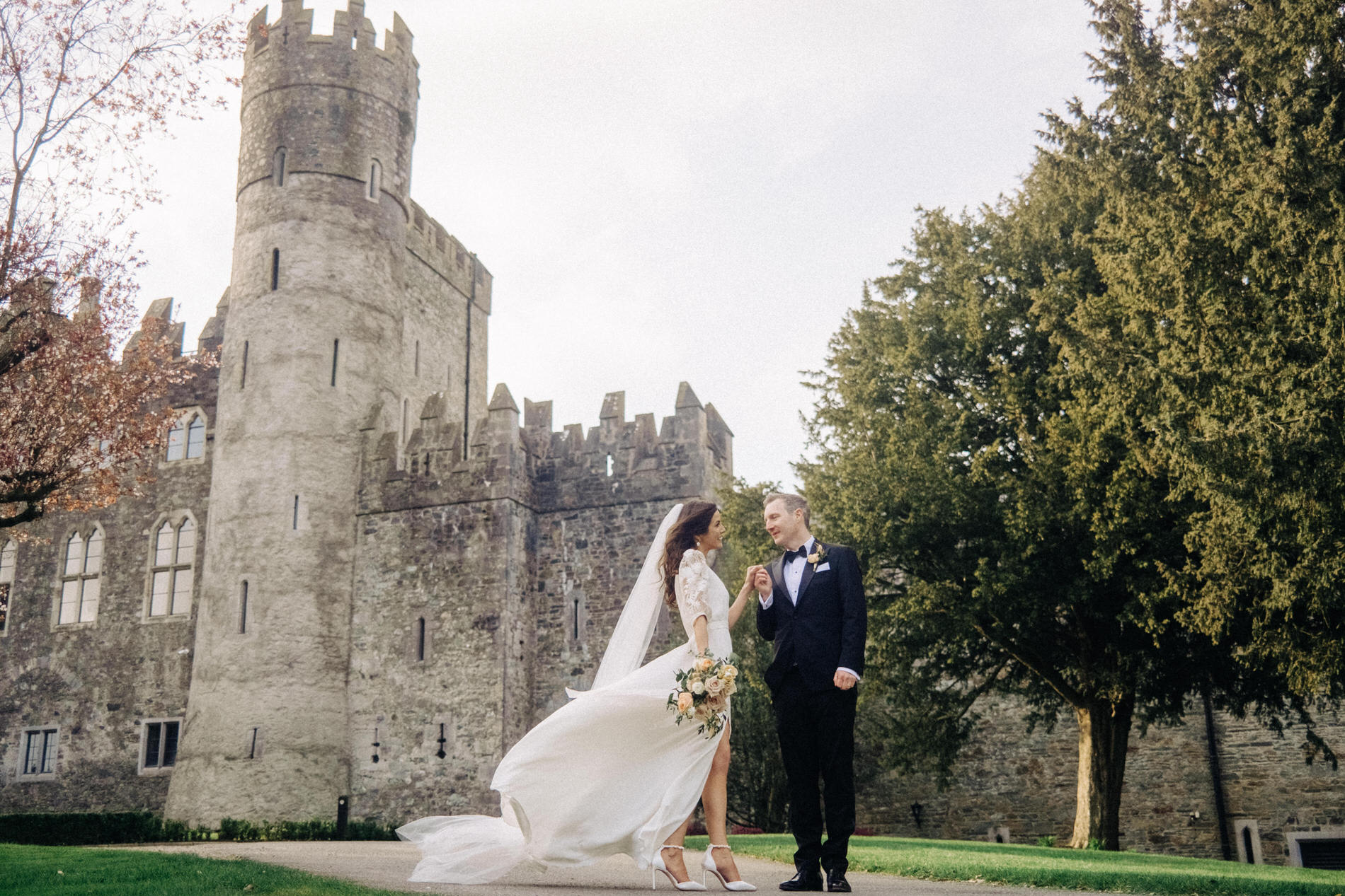 Kilkea Castle Winter wedding - L&J 85